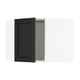 SEKTION Gabinete de pared de esquina, blanco/Lerhyttan teñido en negro, 26x15x20 "
