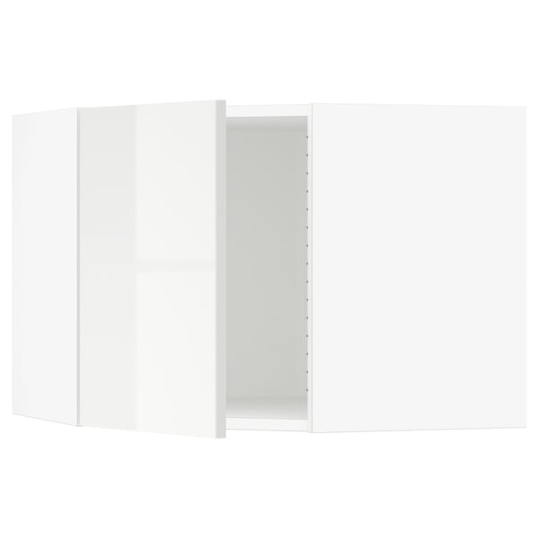 SEKTION Gabinete de pared de esquina, blanco/Ringhult blanco, 26x15x20 "