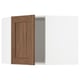 SEKTION Gabinete de pared esquina, blanco Enköping/marrón efecto de nogal, 26x15x20 "