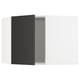 SEKTION Gabinete de pared esquina, blanco/Nickebo antracita mate, 26x15x20 "