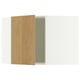 SEKTION Gabinete de pared esquina, blanco/Sinarp chapa de roble, 26x15x20 "