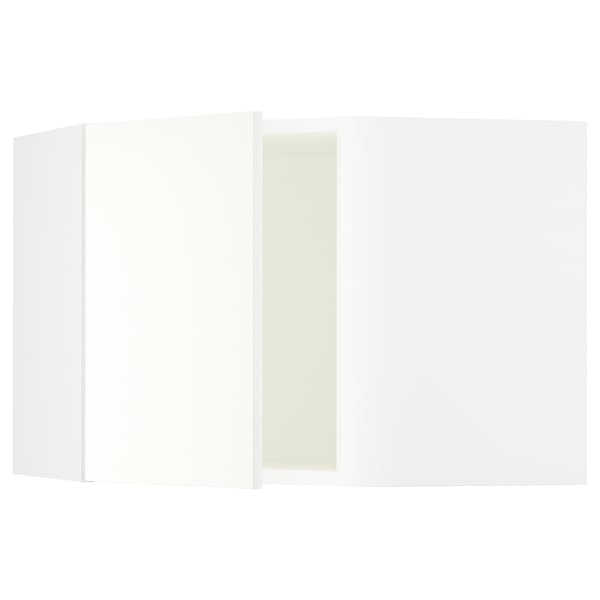 SEKTION Gabinete de pared esquina, blanco/Vallstena blanco, 26x15x20 "
