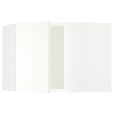SEKTION Gabinete de pared esquina, blanco/Vallstena blanco, 26x15x20 "