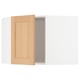 SEKTION Gabinete de pared esquina, blanco/Vedhamn roble, 26x15x20 "