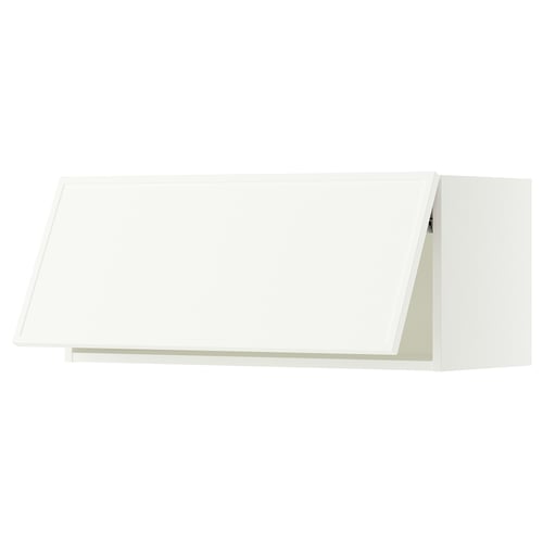 SEKTION Gabinete de pared horizontal, blanco/Aspudden blanco mate, 36x15x15 "