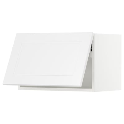 SEKTION Gabinete de pared horizontal, blanco/Axstad blanco mate, 24x15x15 "