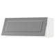SEKTION Gabinete de pared horizontal, blanco/Bodbyn gris, 36x15x15 "
