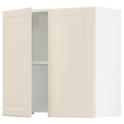 SEKTION Gabinete pared+camp extractora intg, blanco/Bodbyn color hueso, 30x15x30 "