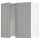 SEKTION Gabinete pared+camp extractora intg, blanco/Bodbyn gris, 30x15x30 "