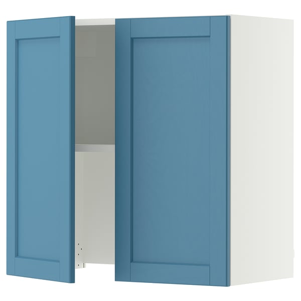 SEKTION Gabinete pared+camp extractora intg, blanco/Lerhyttan azul, 30x15x30 "