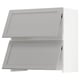 Opción: SEKTION Gabinete pared+camp extractora intg, blanco/Lerhyttan gris claro, 30x15x30 "