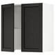 SEKTION Gabinete pared+camp extractora intg, blanco/Lerhyttan teñido en negro, 30x15x30 "