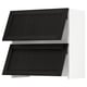 SEKTION Gabinete pared+camp extractora intg, blanco/Lerhyttan teñido en negro, 30x15x30 "
