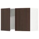 SEKTION Gabinete pared+camp extractora intg, blanco/Sinarp marrón, 30x15x20 "