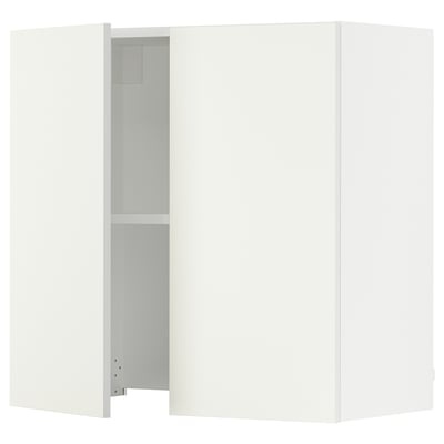 SEKTION Gabinete pared+camp extractora intg, blanco/Vallstena blanco, 30x15x30 "