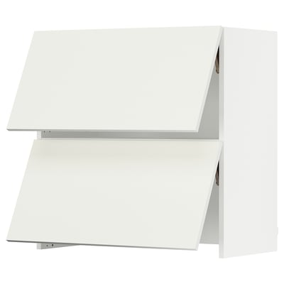 SEKTION Gabinete pared+camp extractora intg, blanco/Vallstena blanco, 30x15x30 "