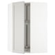 SEKTION Gabinete pared esquina+estante gira, blanco/Lerhyttan gris claro, 26x15x40 "