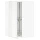 SEKTION Gabinete pared esquina+estante gira, blanco/Ringhult blanco, 26x15x40 "