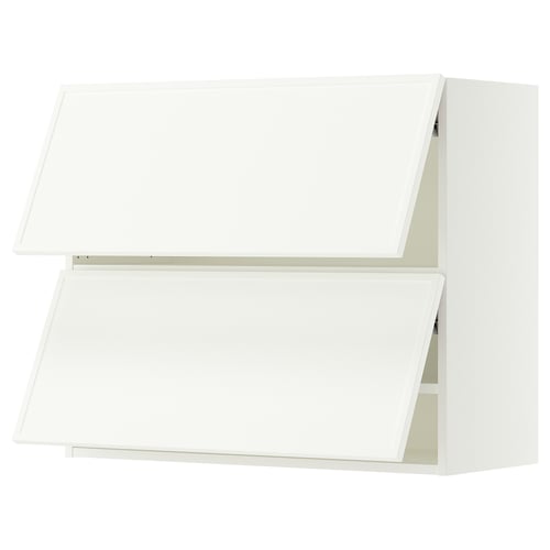 SEKTION Gabinete pared horizontal+2 puertas, blanco/Aspudden blanco mate, 36x15x30 "