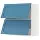 SEKTION Gabinete pared horizontal+2 puertas, blanco/Lerhyttan azul, 30x15x30 "
