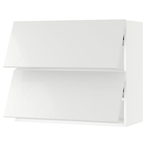 SEKTION Gabinete pared horizontal+2 puertas, blanco/Ringhult blanco, 36x15x30 "