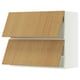 SEKTION Gabinete pared horizontal+2 puertas, blanco/Sinarp chapa de roble, 36x15x30 "