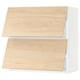 SEKTION Gabinete pared hrz 2 ptvd+aprt prs, blanco/Askersund efecto de fresno claro, 30x15x30 "
