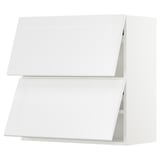 SEKTION Gabinete pared hrz 2 ptvd+aprt prs, blanco/Axstad blanco mate, 30x15x30 "