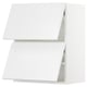 SEKTION Gabinete pared hrz 2 ptvd+aprt prs, blanco/Axstad blanco mate, 24x15x30 "