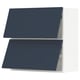 SEKTION Gabinete pared hrz 2 ptvd+aprt prs, blanco Axstad/mate azul, 30x15x30 "