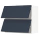 SEKTION Gabinete pared hrz 2 ptvd+aprt prs, blanco Axstad/mate azul, 36x15x30 "