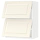 SEKTION Gabinete pared hrz 2 ptvd+aprt prs, blanco/Bodbyn color hueso, 24x15x30 "