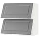 SEKTION Gabinete pared hrz 2 ptvd+aprt prs, blanco/Bodbyn gris, 30x15x30 "
