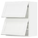 SEKTION Gabinete pared hrz 2 ptvd+aprt prs, blanco Enköping/blanco efecto madera, 24x15x30 "