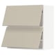 SEKTION Gabinete pared hrz 2 ptvd+aprt prs, blanco/Havstorp beige, 30x15x30 "