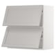 SEKTION Gabinete pared hrz 2 ptvd+aprt prs, blanco/Lerhyttan gris claro, 30x15x30 "