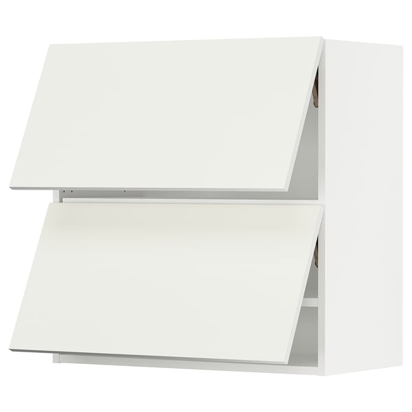 SEKTION Gabinete pared hrz 2 ptvd+aprt prs, blanco/Vallstena blanco, 30x15x30 "