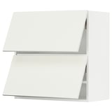 SEKTION Gabinete pared hrz 2 ptvd+aprt prs, blanco/Vallstena blanco, 30x15x30 "
