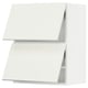 SEKTION Gabinete pared hrz 2 ptvd+aprt prs, blanco/Vallstena blanco, 24x15x30 "
