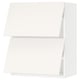 SEKTION Gabinete pared hrz 2 ptvd+aprt prs, blanco/Veddinge blanco, 24x15x30 "