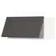 SEKTION Gabinete pared hrz+apertura presión, blanco/Axstad gris oscuro, 30x15x15 "