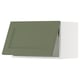 SEKTION Gabinete pared hrz+apertura presión, blanco/Axstad gris-verde, 24x15x15 "
