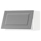 SEKTION Gabinete pared hrz+apertura presión, blanco/Bodbyn gris, 24x15x15 "