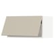 SEKTION Gabinete pared hrz+apertura presión, blanco/Havstorp beige, 30x15x15 "