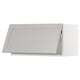 SEKTION Gabinete pared hrz+apertura presión, blanco/Lerhyttan gris claro, 30x15x15 "