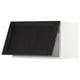 SEKTION Gabinete pared hrz+apertura presión, blanco/Lerhyttan teñido en negro, 24x15x15 "