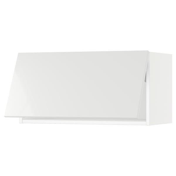SEKTION Gabinete pared hrz+apertura presión, blanco/Ringhult blanco, 30x15x15 "
