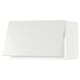 SEKTION Gabinete pared hrz+apertura presión, blanco/Ringhult blanco, 24x15x15 "