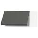 SEKTION Gabinete pared hrz+apertura presión, blanco/Voxtorp gris oscuro, 30x15x15 "