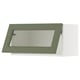 SEKTION Gabinete pared hrz prta vdr+apr prs, blanco/Axstad gris-verde, 30x15x15 "